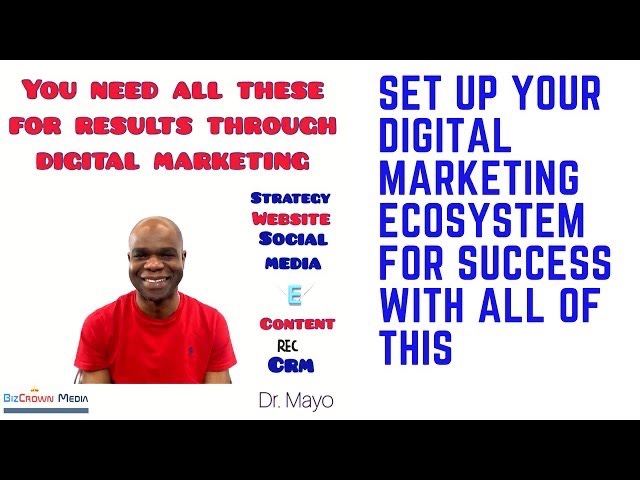 Digital marketing ecosystem Dr. Mayo Adegbuyi BizCrown Media