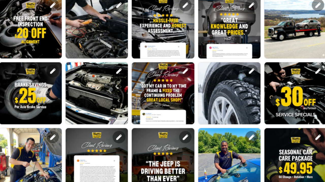 social media posts for clients bizcrown media 